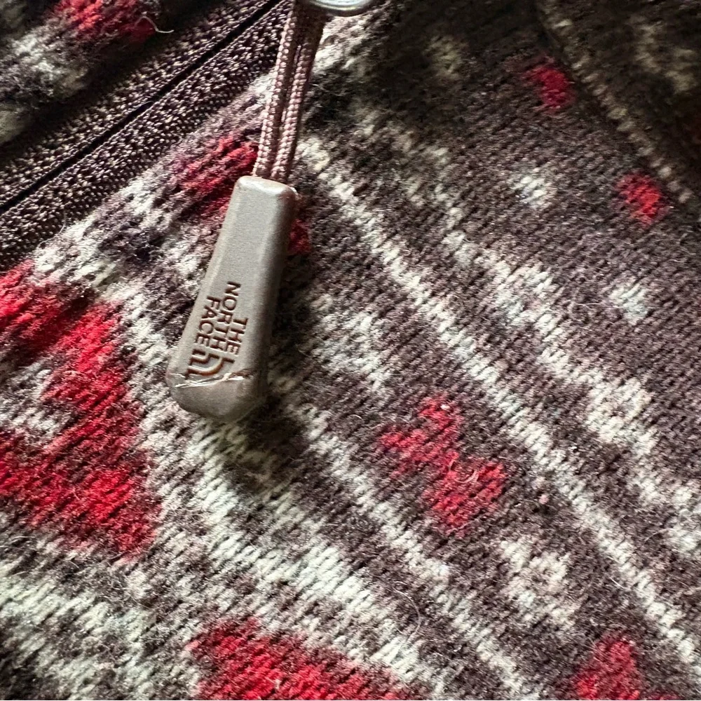 North Face Men’s Full Zip Sherpa Fleece Jacket on Aztec Fair Isle